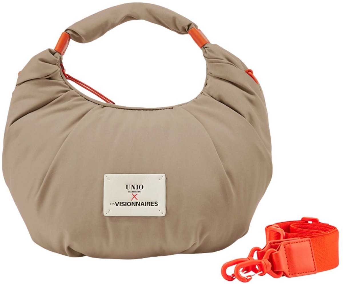 Unio Hamburg x Les Visionnaires schoudertas handtas Puffy Unio Kitzbuehel Toast beige