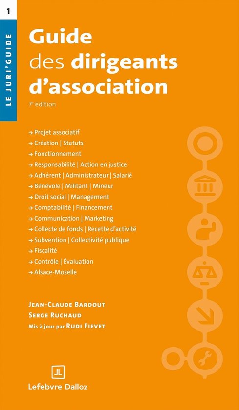 Le Juri' Guide - Guide des dirigeants d'association 7ed - cover