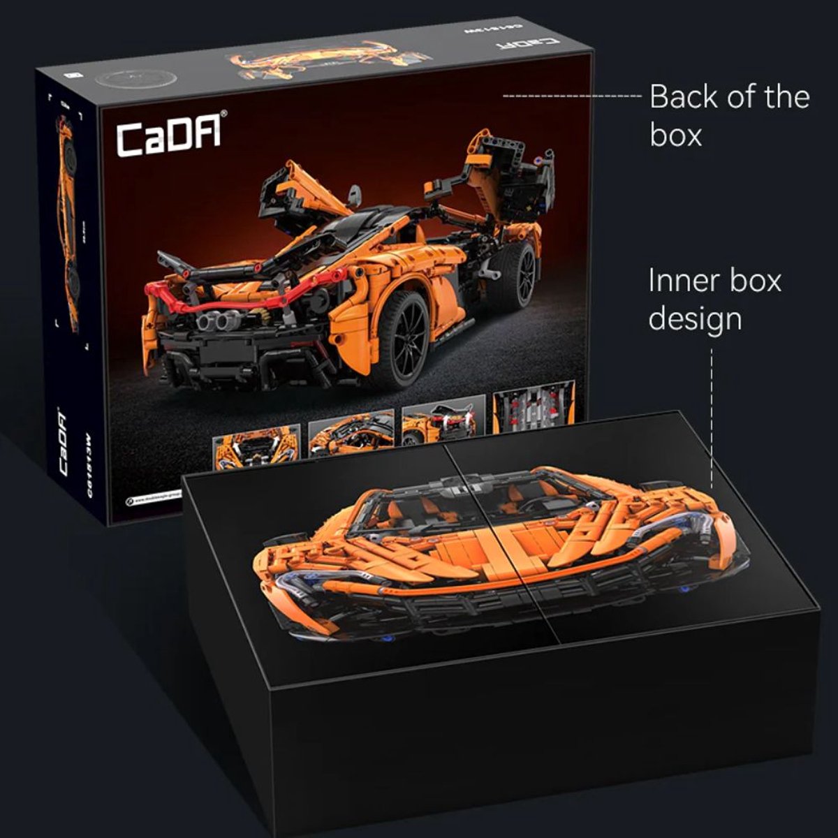 CadaBricks C61513W Assassin XR mega bouwset | City fast champions adventure | Creator and classic motor bouwpakket | Technic speelgoed ideas voor volwassenen | Icons furious speed f1 auto geschikt voor Lego | Technische bouwdoos met 3617 bloks — afbeelding 25