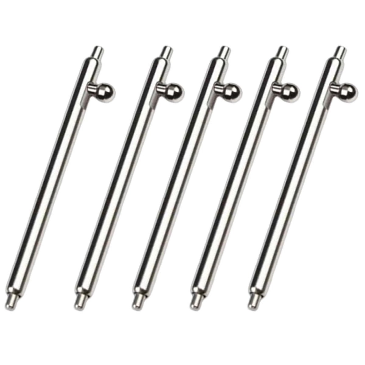 Horlogeveren - Quick Release - Roestvrijstaal 1,8 mm - 5 Stuks - Voor Horloges 18-24 mm