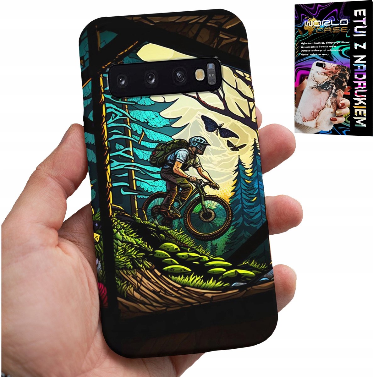 HOESJE VOOR SAMSUNG GALAXY S10 PLUS - EXTREME FIETSTOCHTEN IN HET BOS