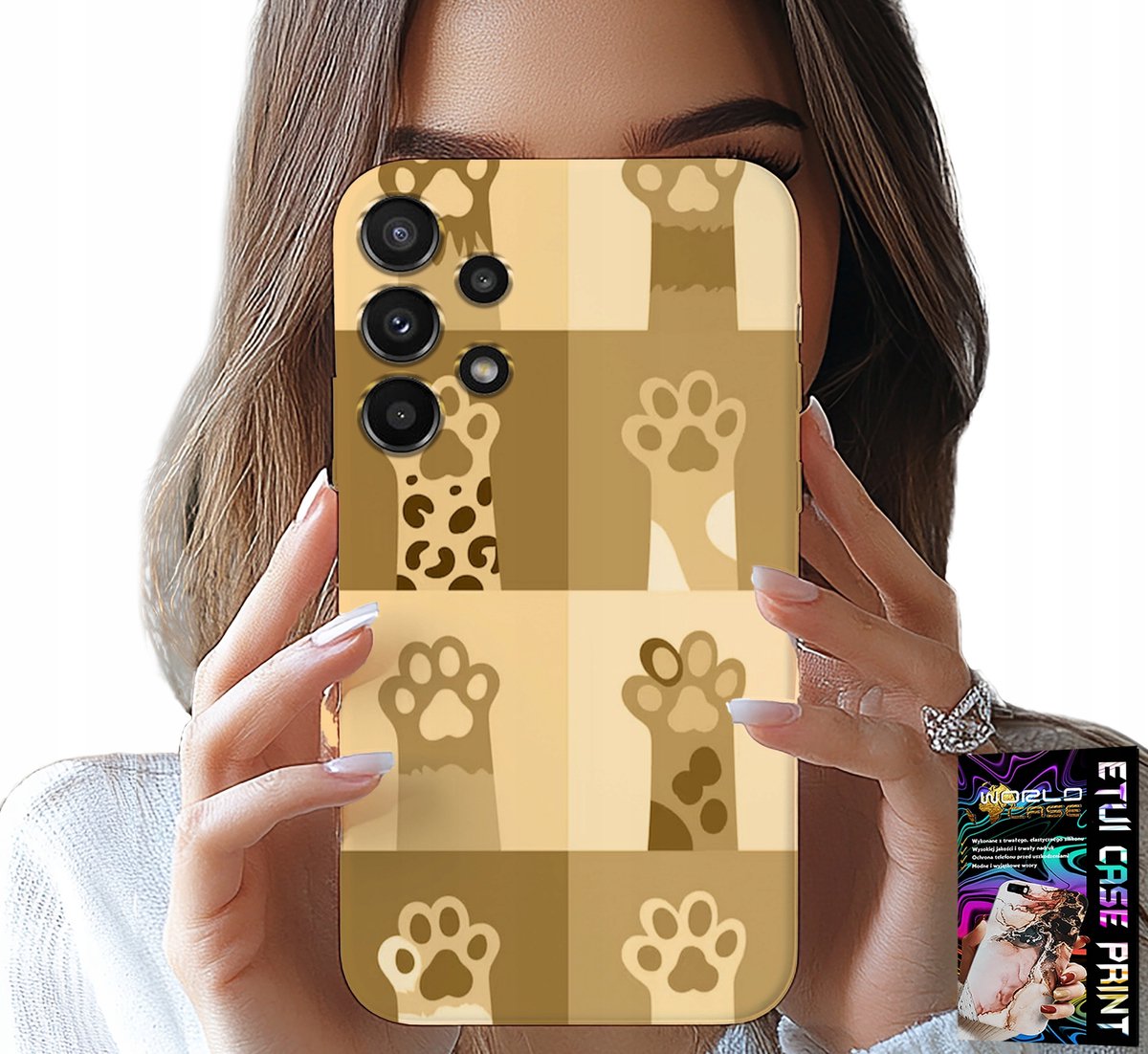 HOESJE VOOR SAMSUNG GALAXY A32 4G - HOU VAN KATTEN, KATTENPATRONEN, KATTENPOTEN