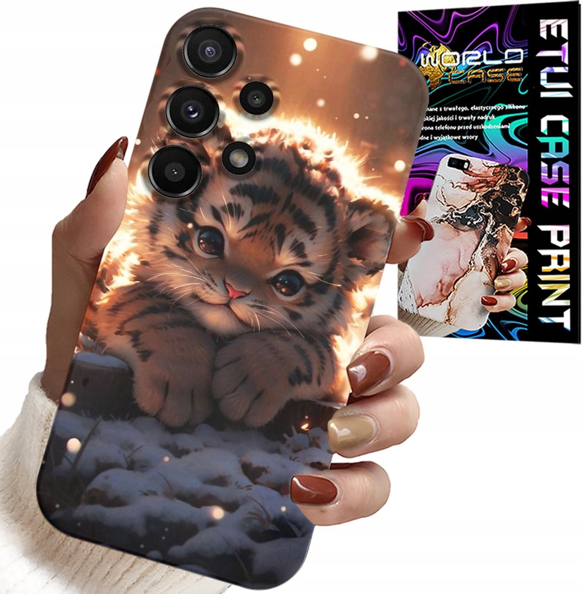 HOESJE VOOR SAMSUNG GALAXY A32 4G - MET EEN LEUKE TIJGERPRINT