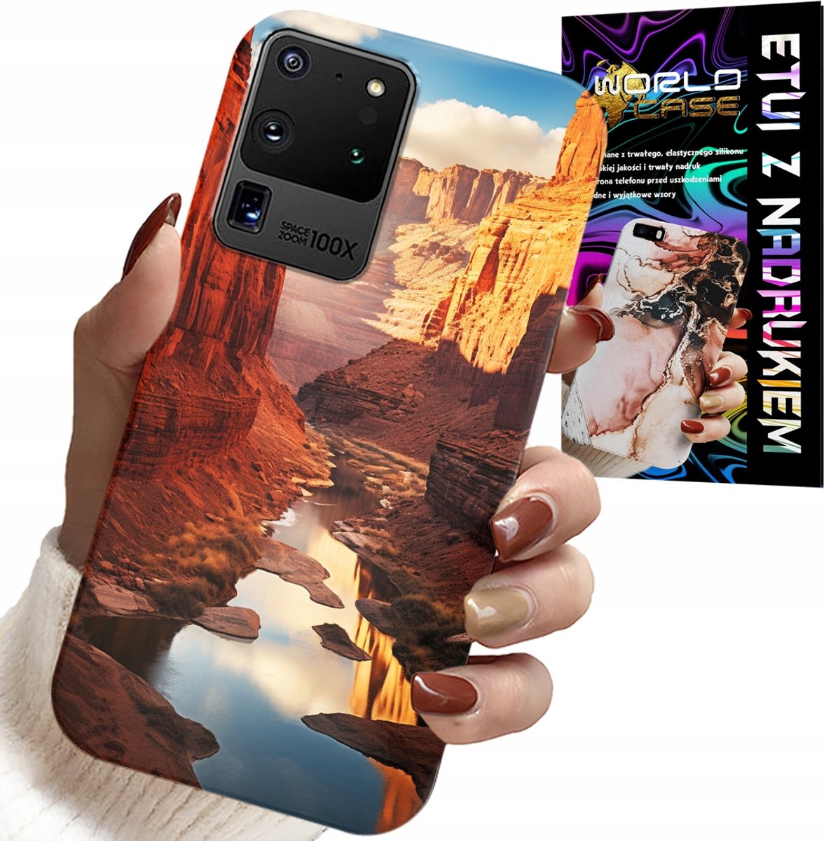 HOESJE VOOR SAMSUNG GALAXY S20 Ultra - PRACHTIGE PATRONEN VAN DE GRAND CANYON-WOESTIJN
