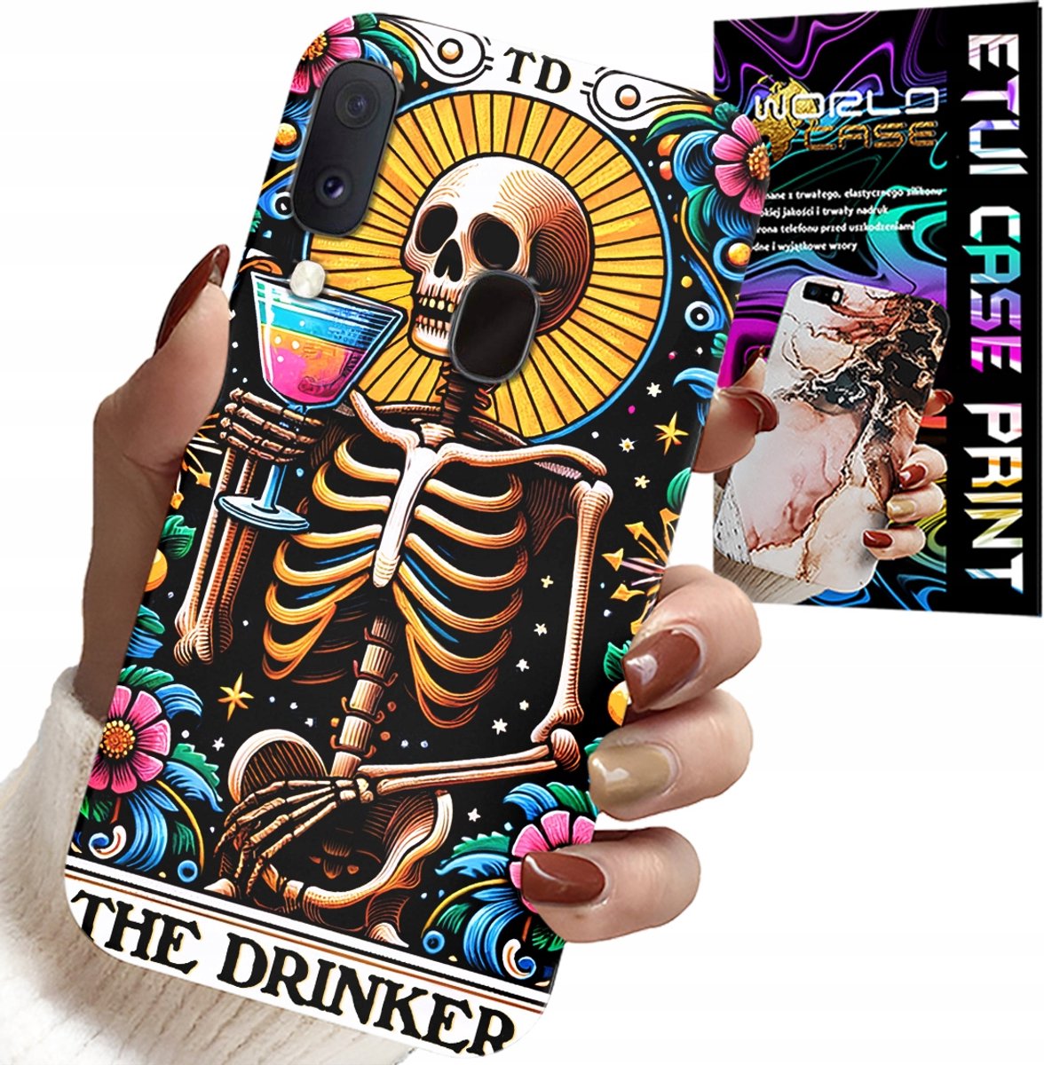 HOESJE VOOR SAMSUNG GALAXY A40 - THE DRINKER ALKO WINKO DRANKPATRONEN