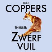 Boekomslag met een vos en de tekst 'TONI COPPERS', 'THRILLER', 'ZWERF VUIL'.