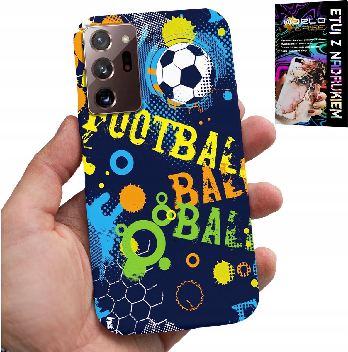 HOESJE VOOR SAMSUNG NOTE 20 ULTRA - VOETBAL, VOETBALTEAMS, VOETBALSPELERS