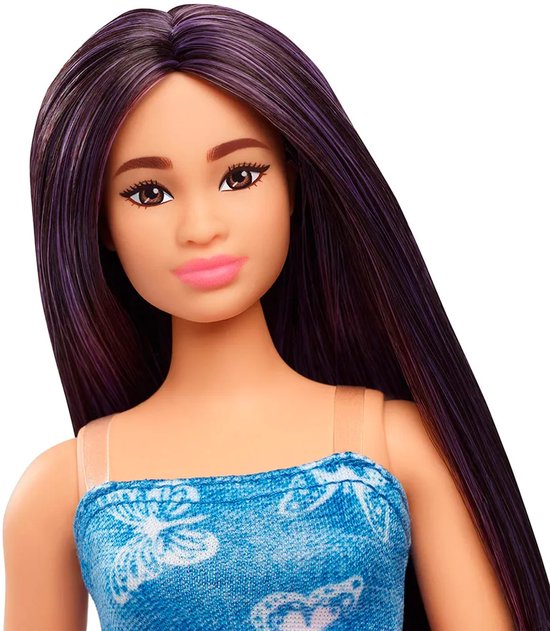Barbie Fashionista Popwith Purple Hair. van Merkloos — afbeelding 2