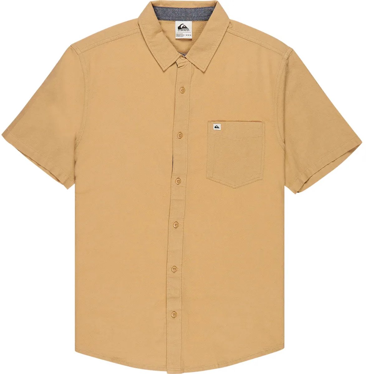 Quiksilver Time Box Overhemd Met Korte Mouwen S Man Creme