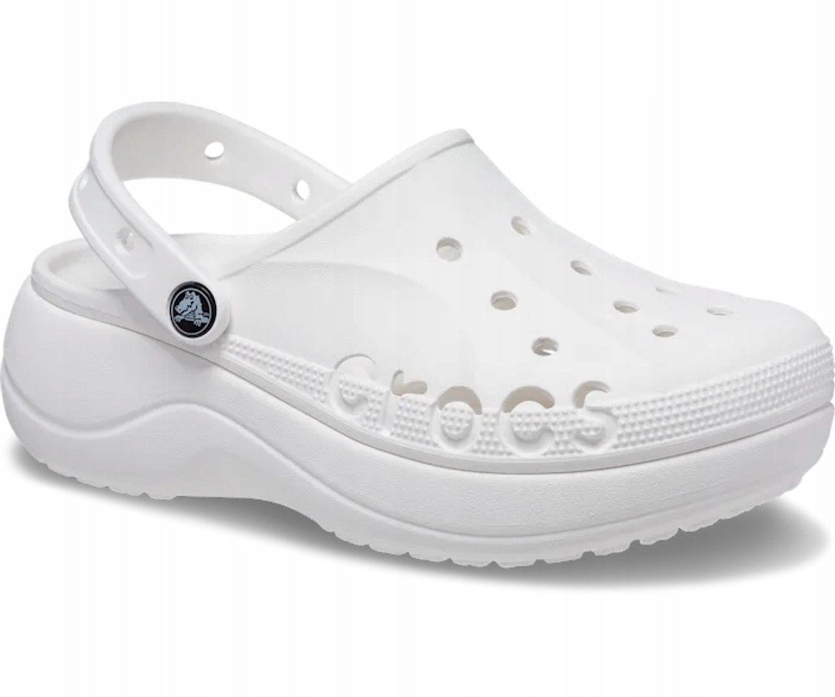 Crocs - Baya Platform Clog - Dames - Wit - Comfortabel
