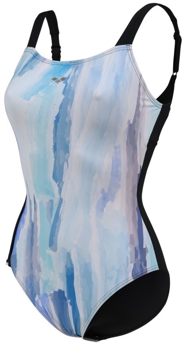 Arena W Bodylift Simona Wing Back C nightgrey-white (Maat - 48) Grijs