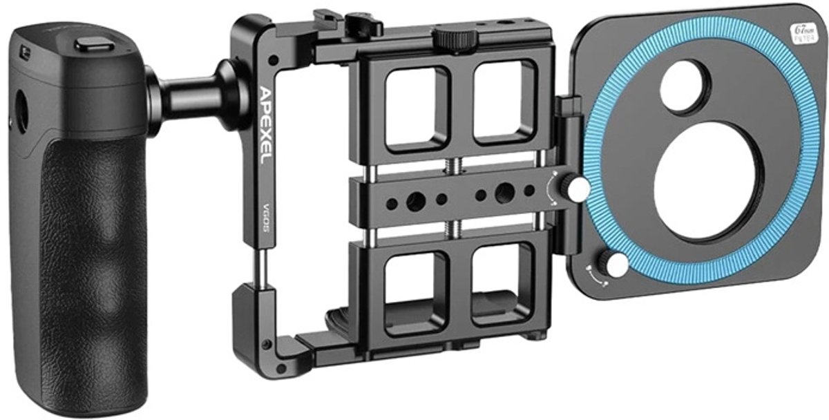 Apexel Draadloze Vlogging Kit Apl-Vg05Ch Voor Telefoons En Camera's