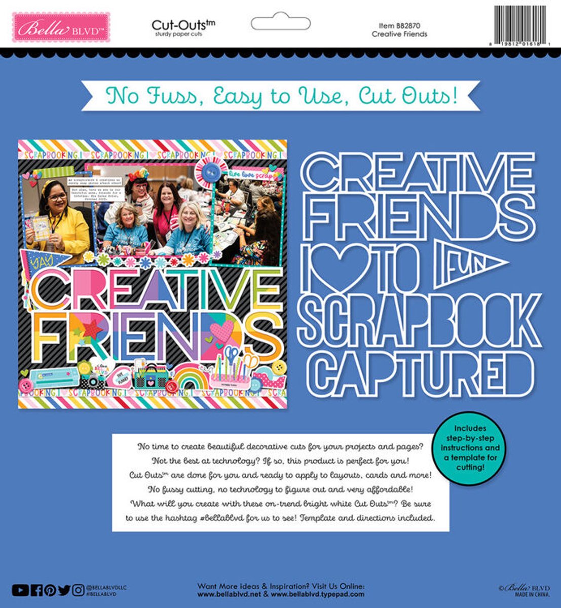 Bella BLVD - Creative Friends Cut Outs (BB2870)