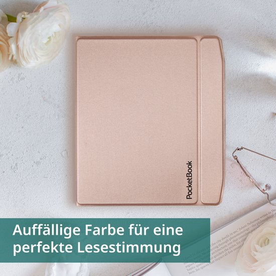 PocketBook Era Color + Beige Hoesje - Flip Cover - Voordeelbundel van Merkloos — afbeelding 2