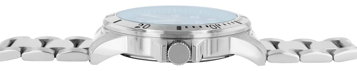 JUST Herenhorloge van roestvrij staal JU20167 roestvrijstalen band, Ø 43 mm, 10 ATM, modern, tijdloos