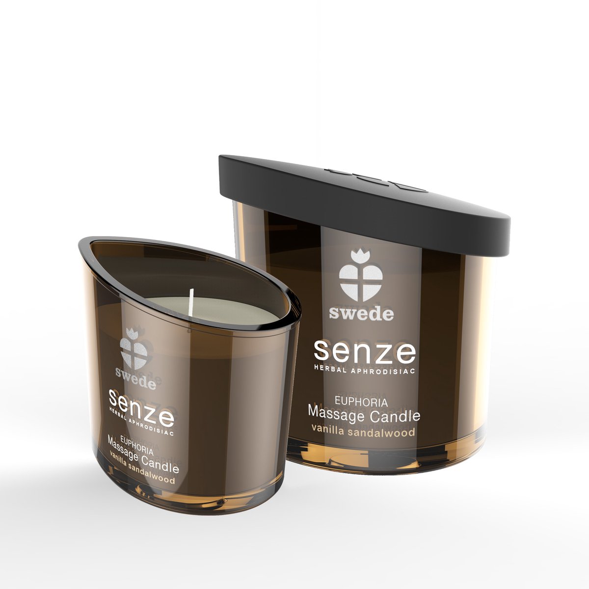 Massageolie Kaars Variatiepak - Swede Euphoria Vanille Sandelhout
