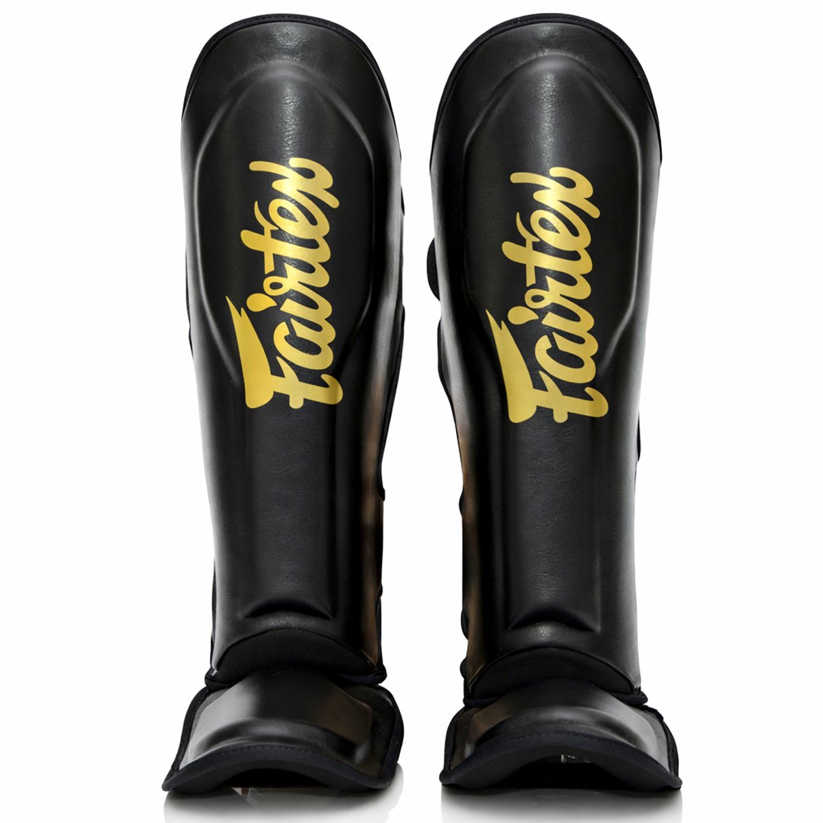 Fairtex X Booster Scheenbeschermers - FXB SG - Zwart/Goud - maat M