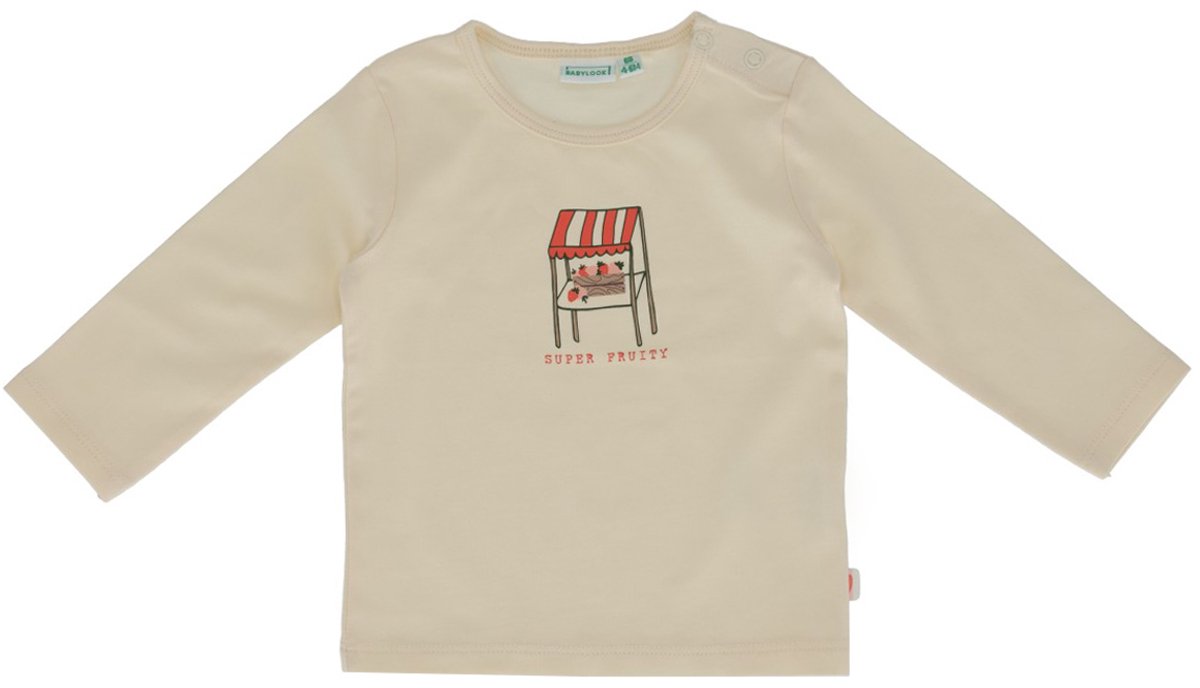 Babylook Strawberries T-Shirt Market - Maat 62 - Buttercream