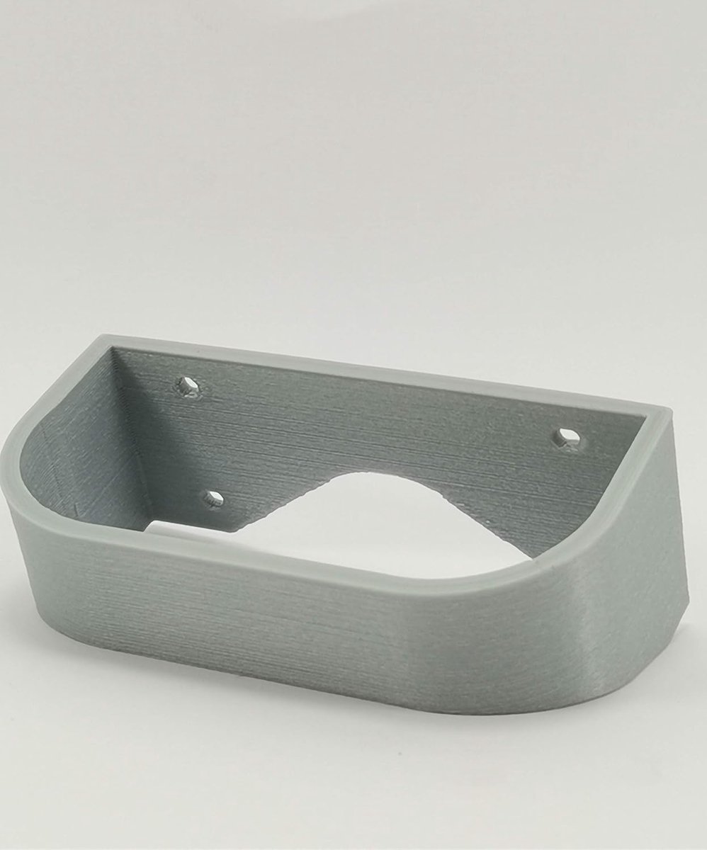 Paraplu Stok Houder - Wandelstok Bevestiging - Muurbevestiging Opbergen - Robuust ABS Materiaal - Inclusief Schroeven - Grijs