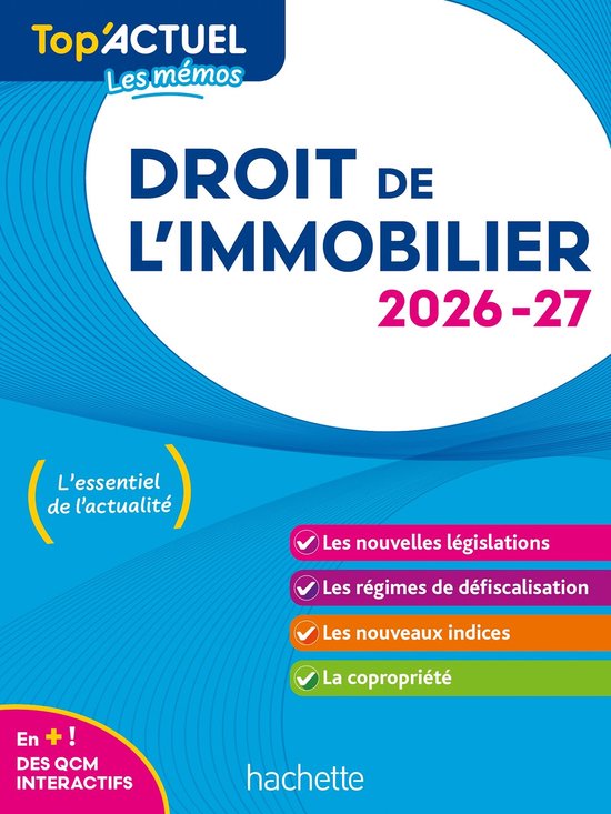 Top'Actuel Droit de l'immobilier 2026-2027 - cover