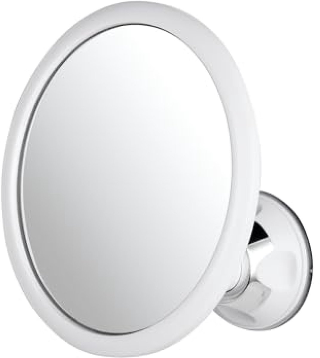 Ronde douchespiegel - Anti-beslaan, draaibaar met zuignap - 17 cm