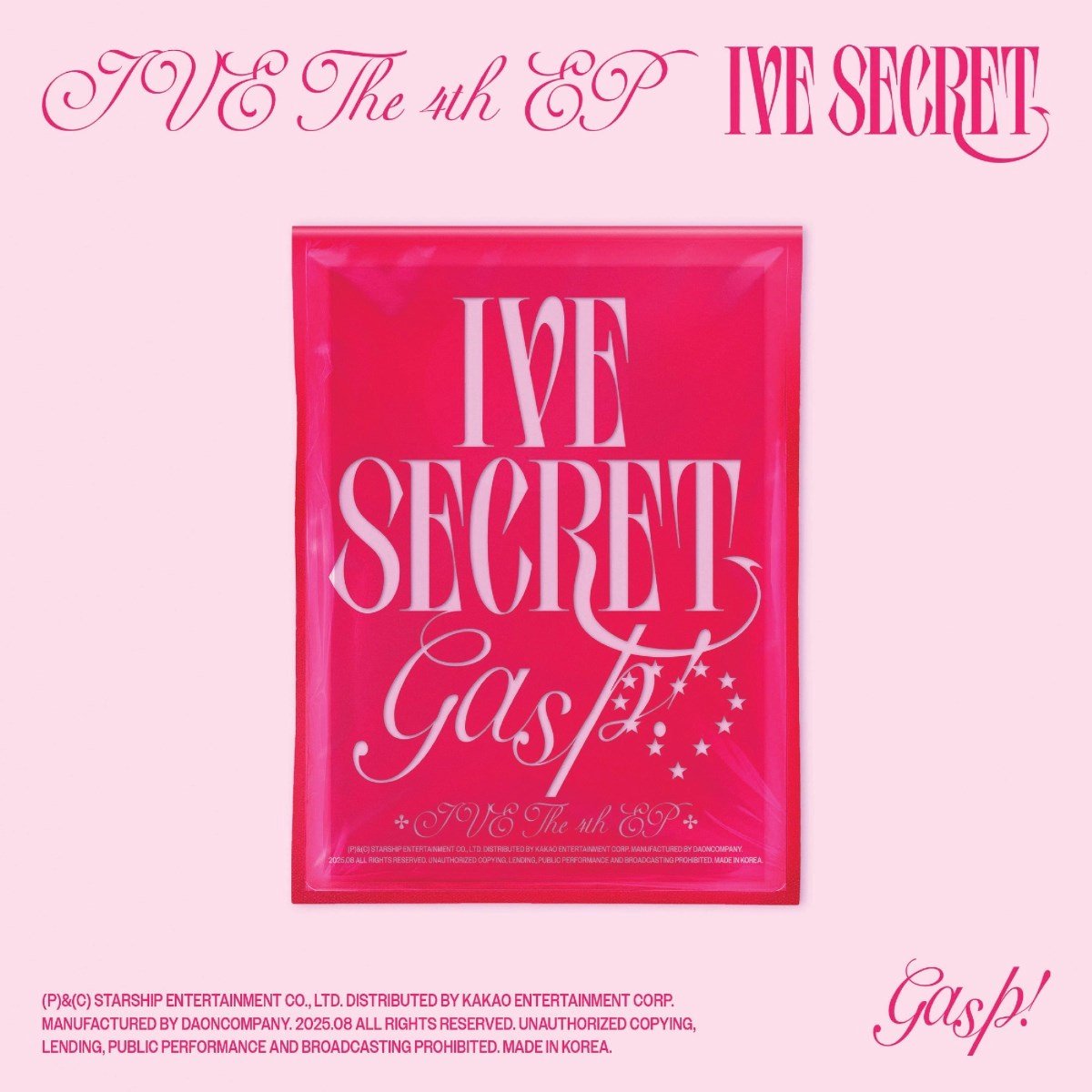 IVE the 4th EP - IVE Secret (GASP! VER.)