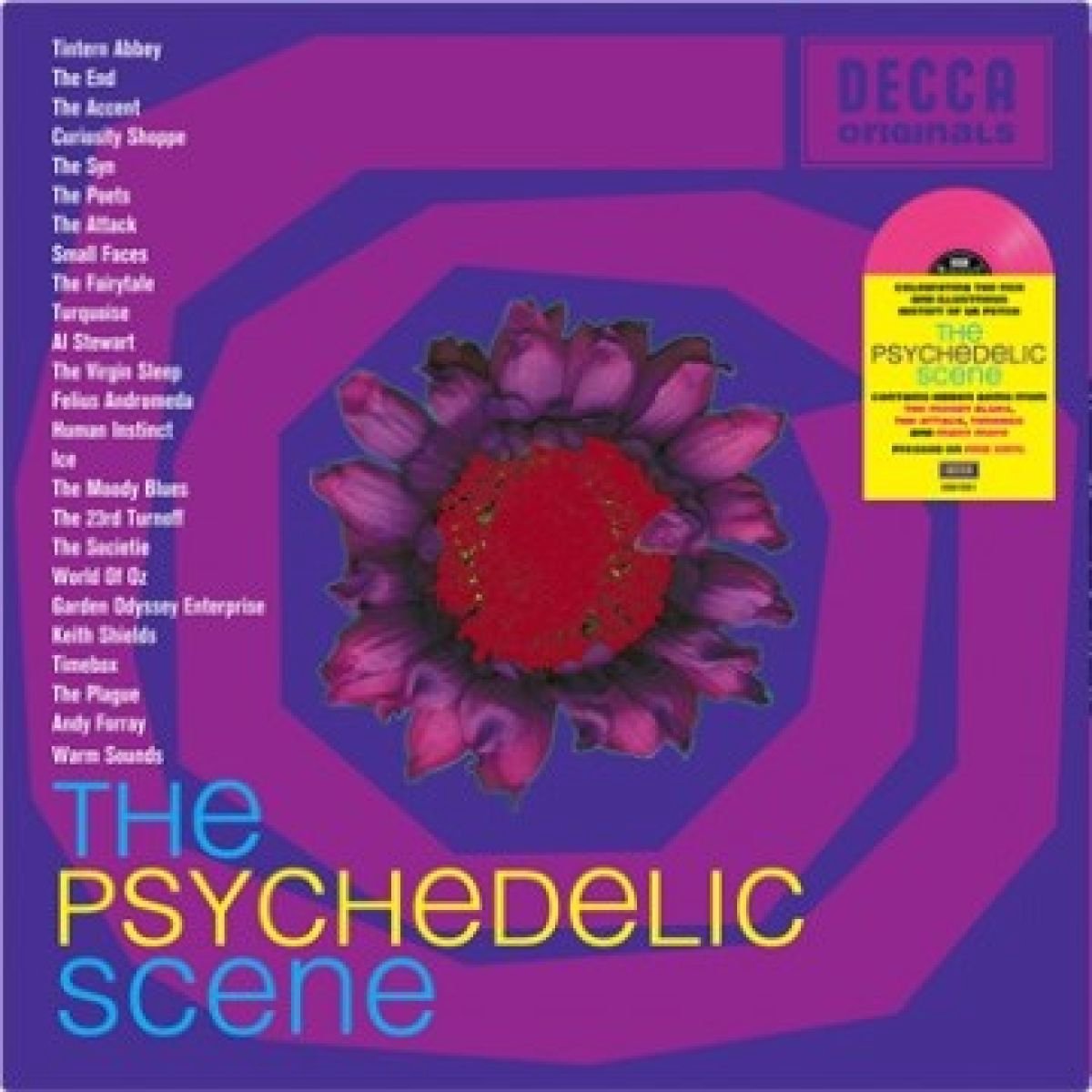 Various Artists - The Psychedelic Scene (2 LP) (Coloured Vinyl)