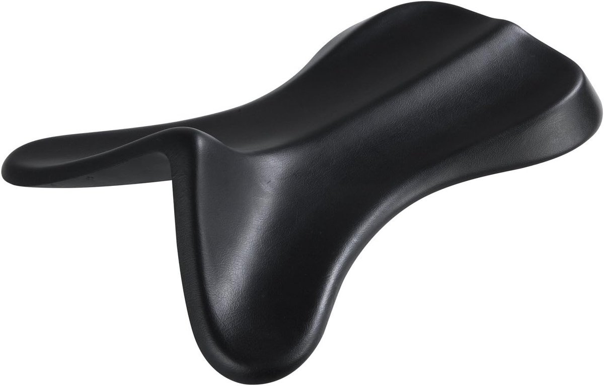 Zadelpad Cushion - Zadelkussen Fiets - Comfortabel Fietsen - Zadelvormig Schuim - 35x30x20 cm - Zwart