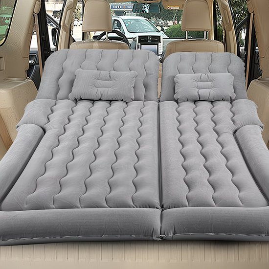 Opblaasbaar luchtmatras 2-3 personen campingbed comfortabel draagbaar tot 300 kg stevig — afbeelding 4