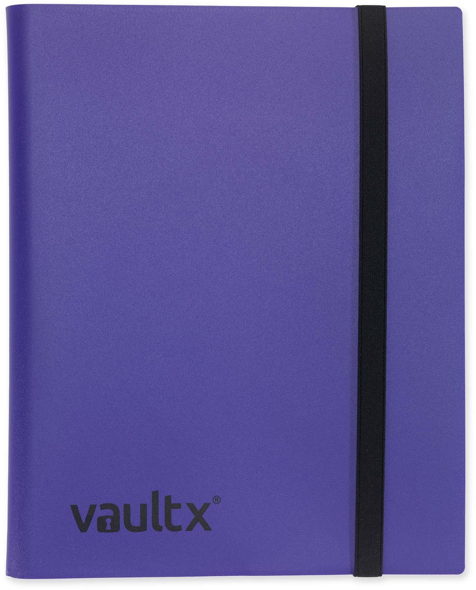 Vault X 9-Pocket Strap Binder - Verzamelmap - 360 Kaarten/Paars