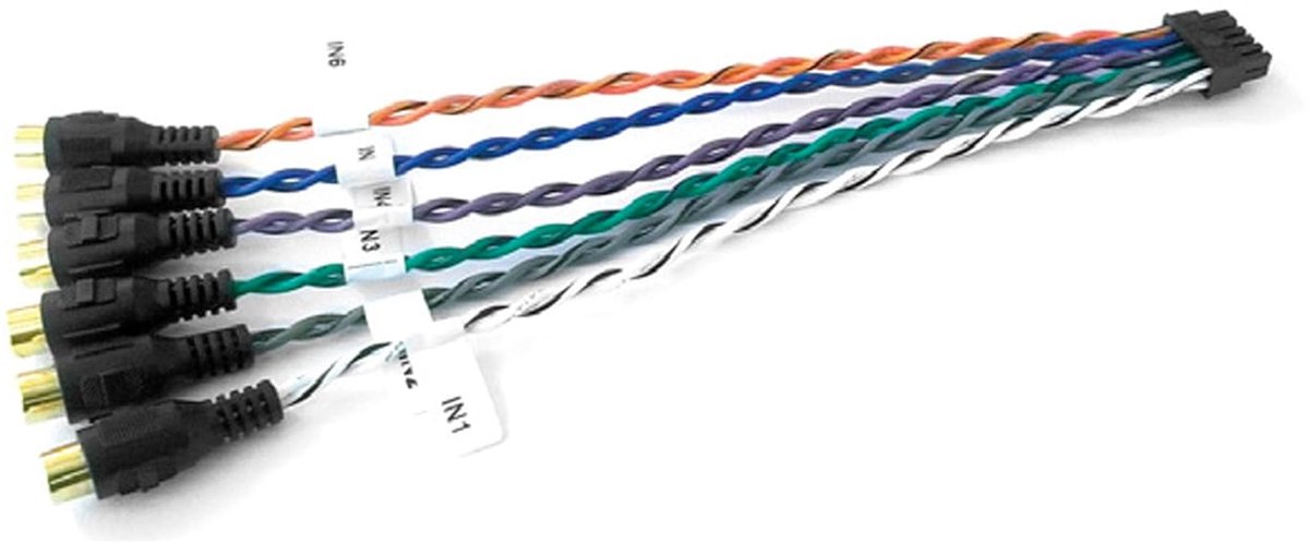 Connector 6 Cinch - Aansluitkabel Audio - Thuisbioscoop Verbinding - Robuuste Constructie - 499 gram
