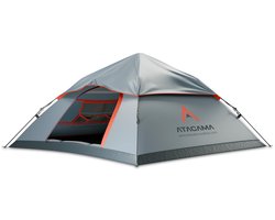 Atacama-kampeertent – Ultralichte pop-up tent – Compact en duurzaam – Perfect voor trektochten, bikepacking, survival- en outdooravonturen – Pop-up tent voor 3 personen