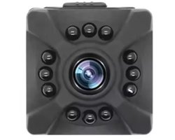 Slimme WiFi Spy Camera | Camera | 2.4GHz WiFi | Plug & play | Nachtzicht IR | Huis en kantoor | Compact design | Zwart