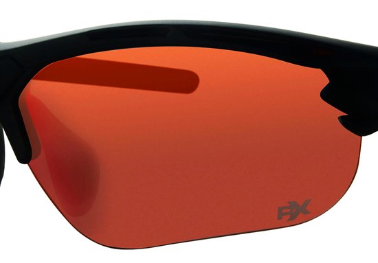 Half Rim Red Sports Master Zonnebril Antislip Verstelbare Neusvleugels Lichtgewicht Polaroid Sport — afbeelding 2