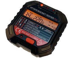 Stekker Tester met LCD Display voor Stopcontact Controle en Aardingsmeting
