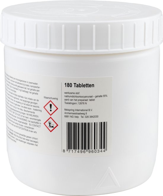 Pool Power Mini Quick Desinfectiemiddel voor Zwembaden - 180 tabletten