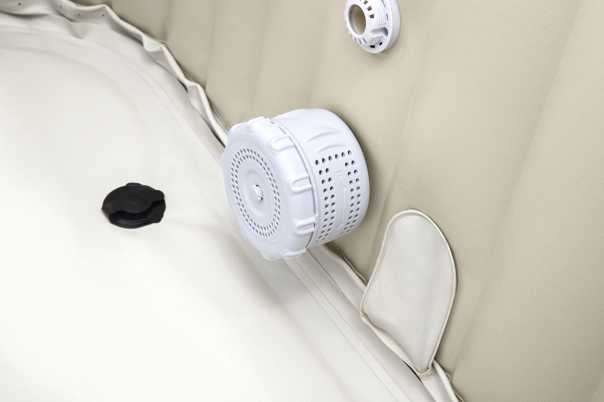 4-person chevron deluxe square bubble spa set - 140 - afbeelding 3