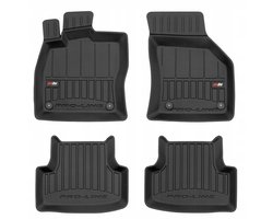 Frogum 3D Rubberen Vloermatten Set – Geschikt voor VOLKSWAGEN Golf VII 2012-2020 – 4-delig – TPE Premium Kwaliteit – Extra Hoge Rand 6 cm – Geurloos – Zwart