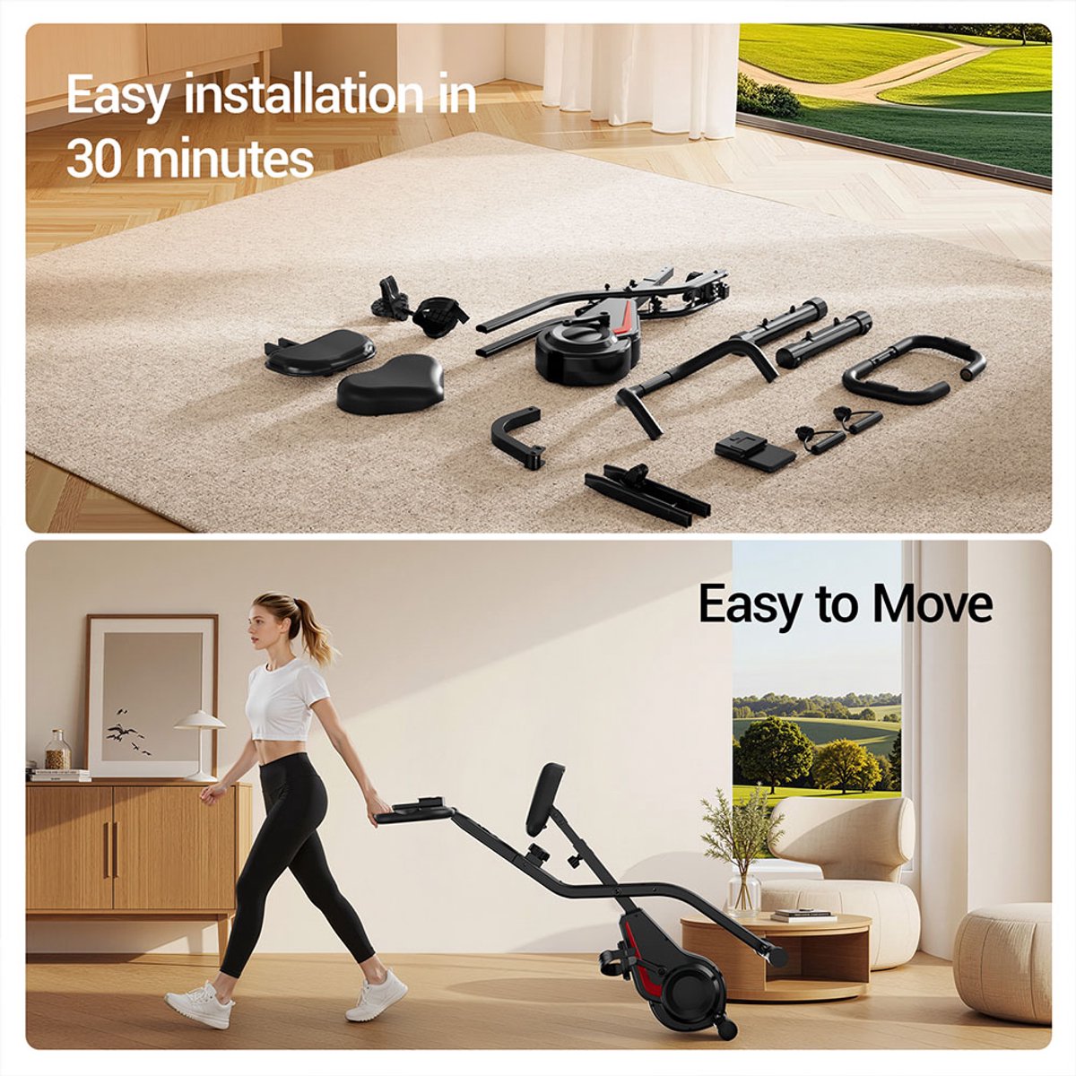 ROBORE CBX10 Hometrainer Stille Magnetische Weerstand - afbeelding 2