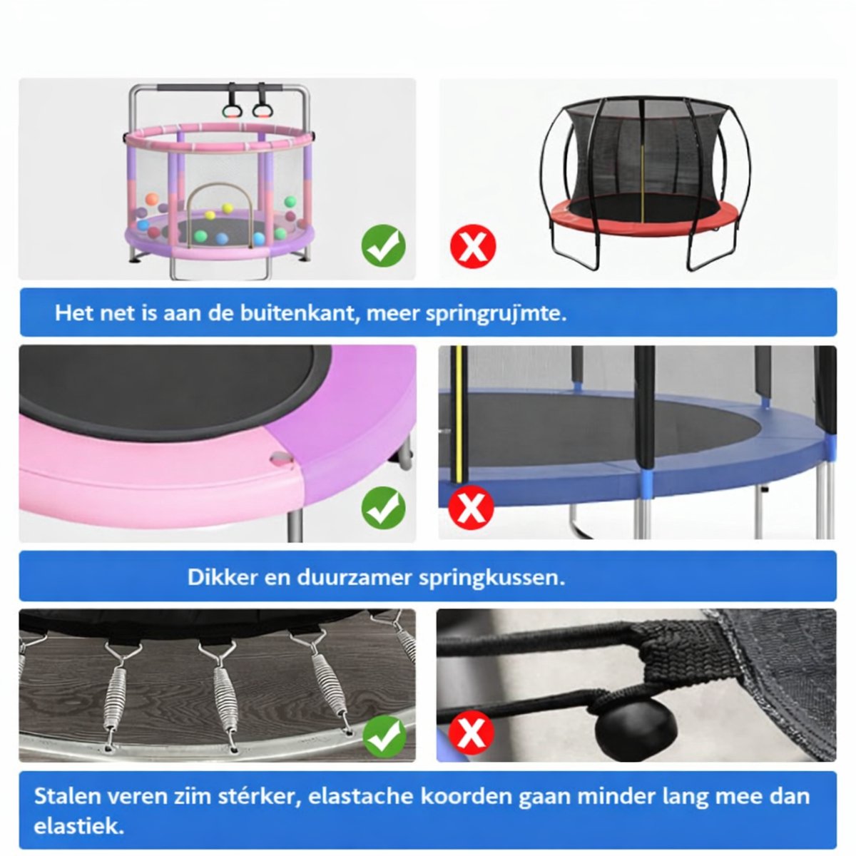 Kinder Trampoline Ø150 cm-Ringleuning-Basketbalring- Multifunctionele Trampoline- Roze – foto 6
