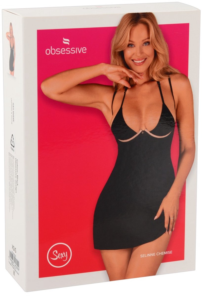 OB Selinne chemise & thong black