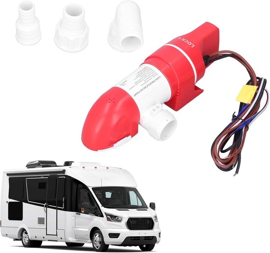 Automatische 360° Sentina Pomp voor Boten, 12V, 1100 GPH, Ideaal voor Laag Bruggen en Boot Track Systemen — afbeelding 3
