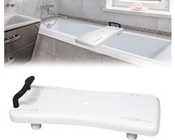 ACXIN Planche de bain Siège de bain Réglable Planche de bain Planche d'assise - Pour Seniors Adultes - Jusqu'à 150kg - Zwart