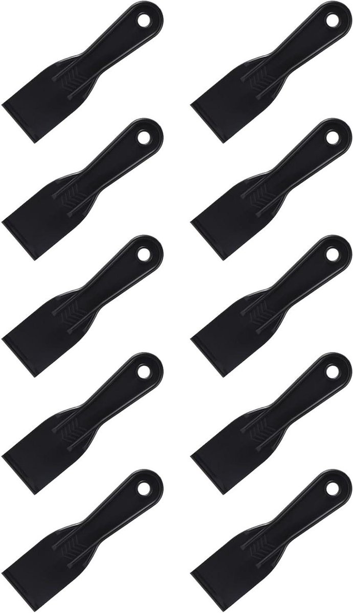 10 Stuks Flexibele Plamuurmessen Set voor Muur- en Schilderwerk Reparaties