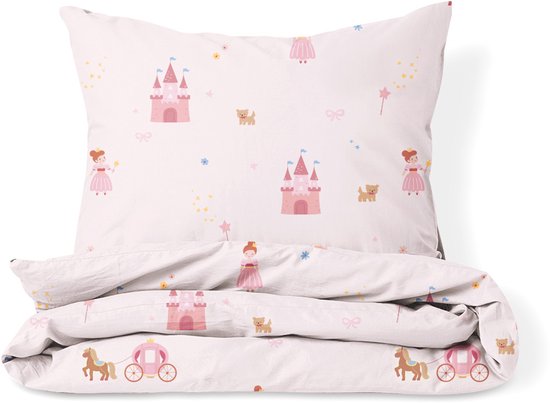 Petite Amélie Dekbedovertrekset - 120x150 cm - 100% Biologisch Katoen - Princess van Merkloos — afbeelding 3