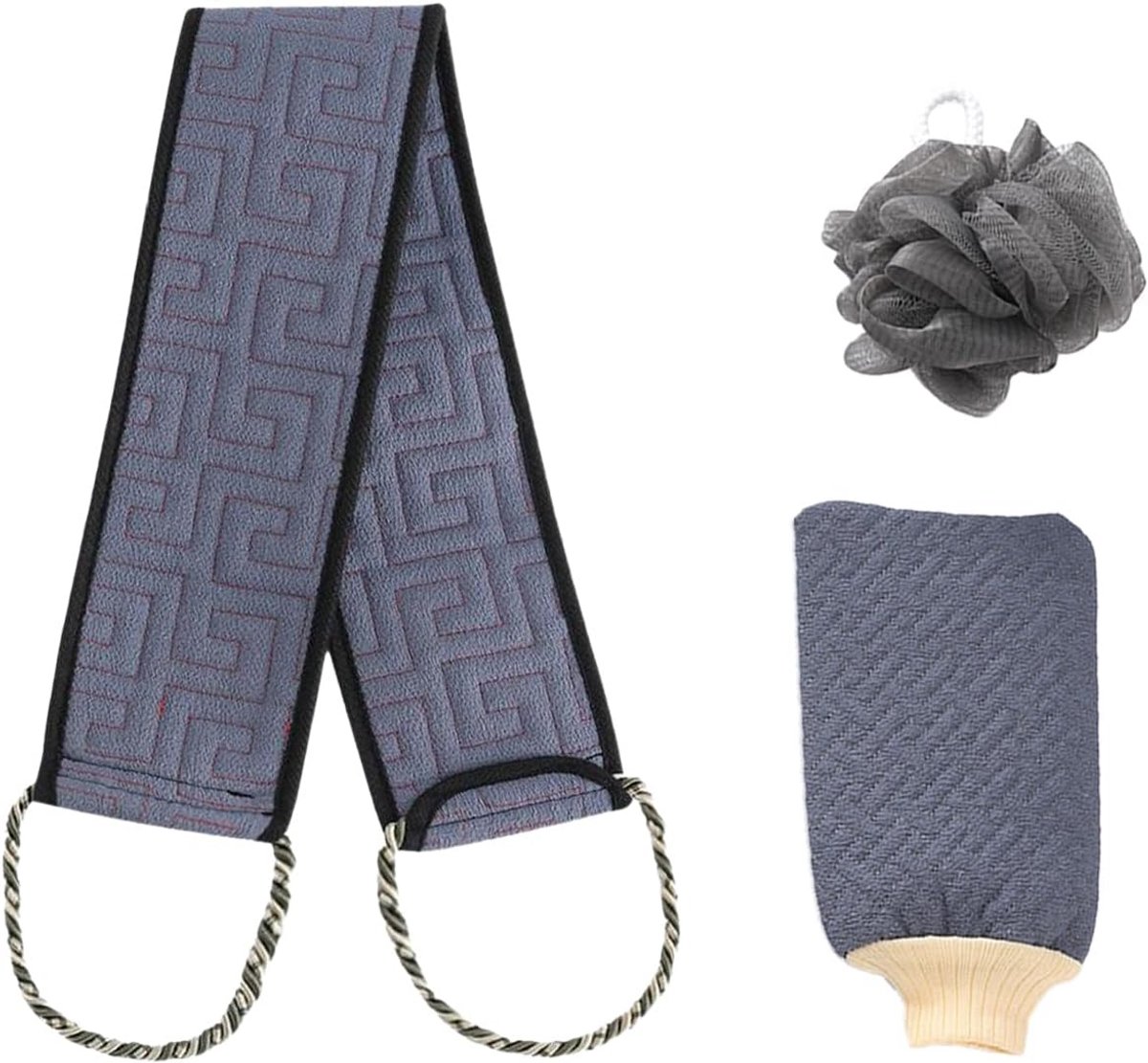 Set van 3 Douche Rugschrobber Exfoliant voor Grondige Lichaamsreiniging en Massage