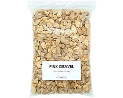 Decoratief Roze Huisdierschaal Grind voor Planten, Vazen en Aquarium (10-15 mm)