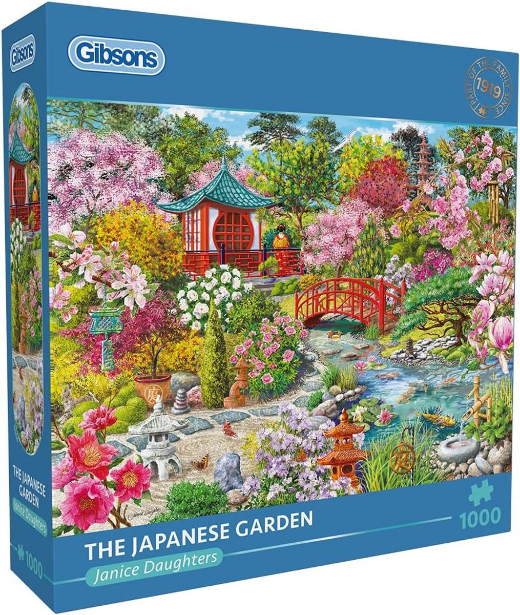 Puzzel Japanse Tuin 1000 Stukjes - Educatief en Ontspannend