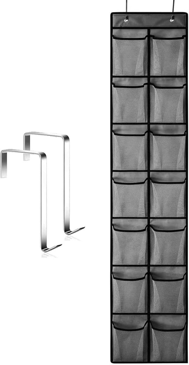 Deurhanger Schoenenrek met Haken voor Kast en Slaapkamer
