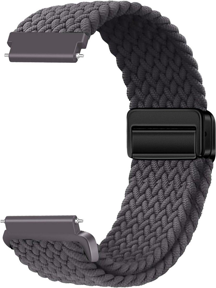 Elastische Nylon Gevlochten Horlogeband 18mm 20mm 22mm Snelkoppeling voor Heren Dames